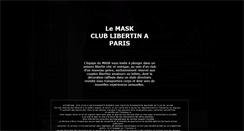 Desktop Screenshot of mask-paris.com